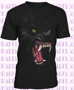 Werewolf New t-shirt Black Wolf Werewolf fall animals