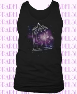 Black Doctor Who TARDIS Constellation Purple Galaxy