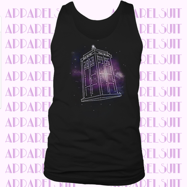 Black Doctor Who TARDIS Constellation Purple Galaxy