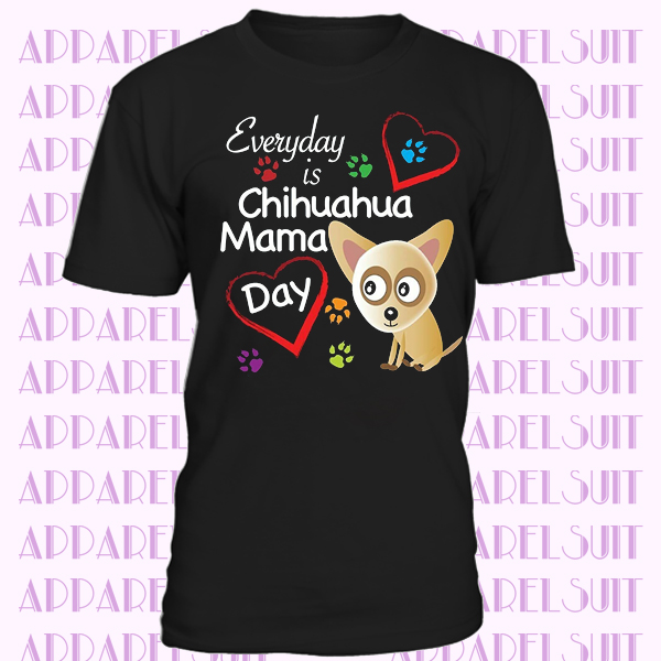 Chihuahua Mama T-Shirt Gift for Chihuahua Mom Funny Vintage Gift