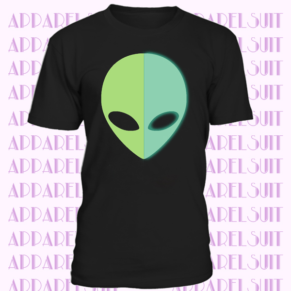 Glow In The Dark Martian Head