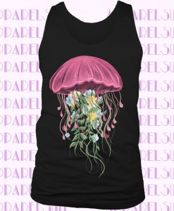 Jellyfish and flowers