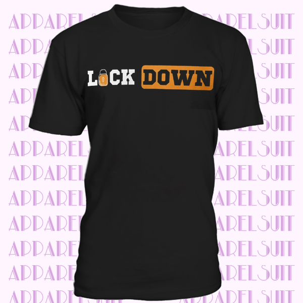 Lock Down T-shirt Self Isolation Social Distancing pandemic