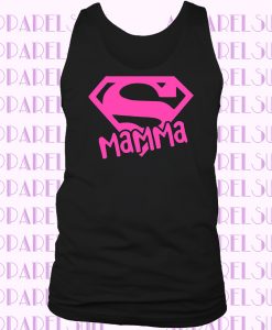 MAGLIA DONNA HAPPINESS SUPER MAMMA IDEA REGALO FLUO FUNNY DIVERTENTE