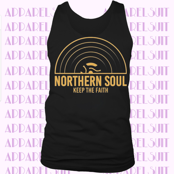 Northern Soul Keep The Faith Record Orange Logo