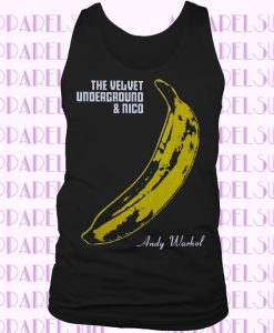 Velvet Underground & Nico, maglietta Rock nera, Andy Warhol Pop Art