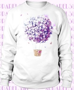 Beautiful Flower Lady Vogue Sweatshirt