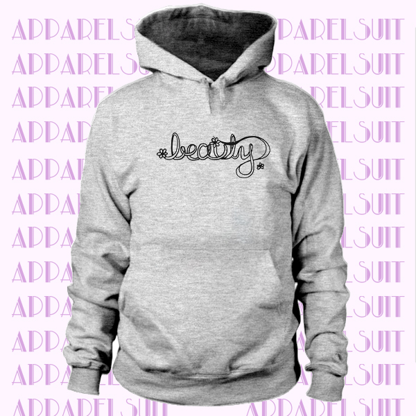 Beauty Text Hoodie