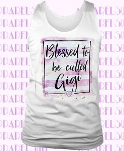 Blessed To Be Called Gigi Peach Tanktop