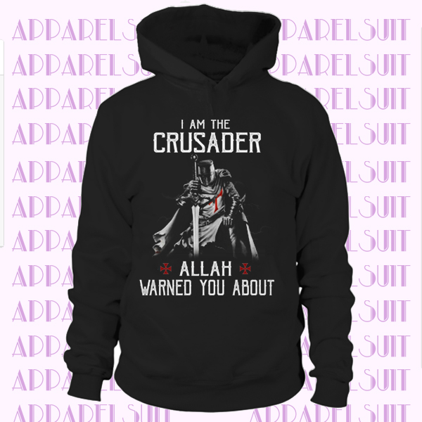 Christian Knight Templar Warrior Of God Tee Gift Crusader Allah Warn You