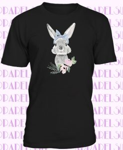 Cute Flower Rabbit T-SHIRT