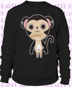 Cute Monkey Funny Animal Sweatshirt