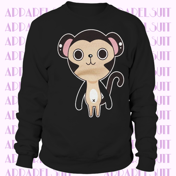Cute Monkey Funny Animal Sweatshirt