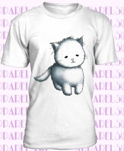 Cute Sleepy Fluffy Kitten T-shirt