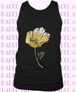 Dark Gray Flower Tanktop