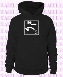 Dreisprung-Piktogramm Leichtathletik triple jump Hoodie