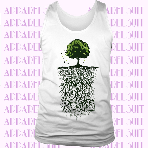 Earth Tree Roots Nature Womens Tanktop