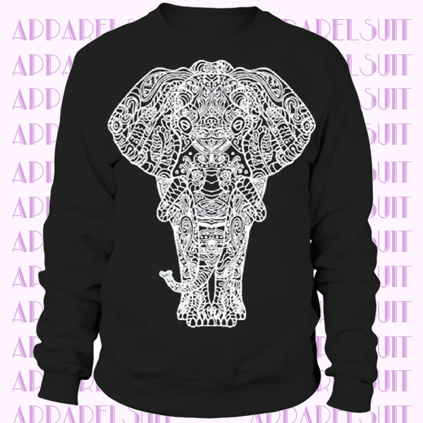 Elephant Animal Lover Cool Wild Africa Safari Sweatshirt