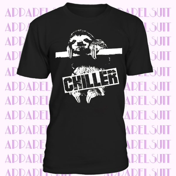 Faultier Born Chiller Sloth Beautiful Flower Womens T-shirt