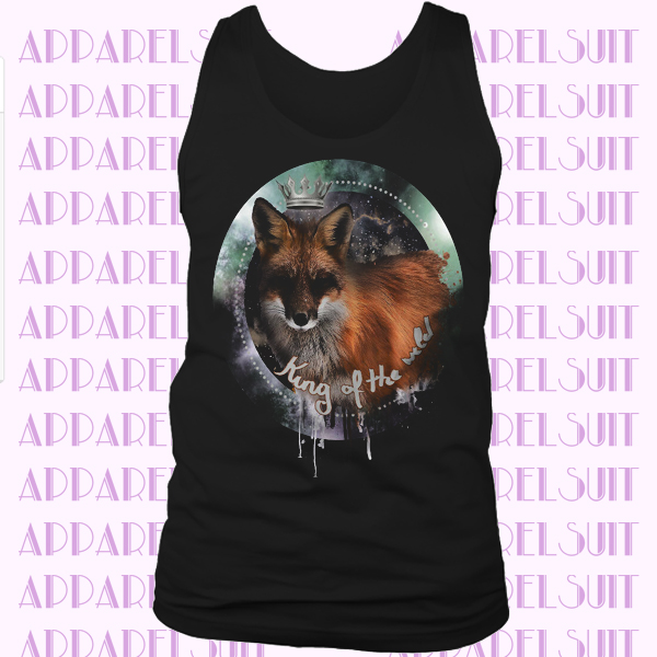 Fox Nature Wild Animal Womens Tanktop