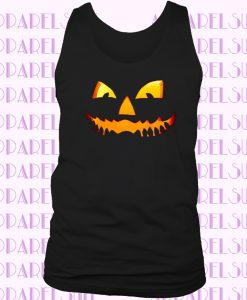 Halloween Pumpkin Face Tanktop