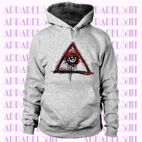 ILLUMINATI PYRAMID WITH EVIL EYE CRYING BLACK TEARS