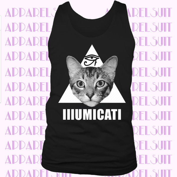 Illumicati Cat Illuminati Funny Cool Retro
