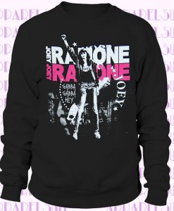 Joey Ramone Fist Black Sweatshirt