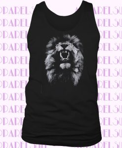 LION Bolts Tiger Animal Fashion Tanktop