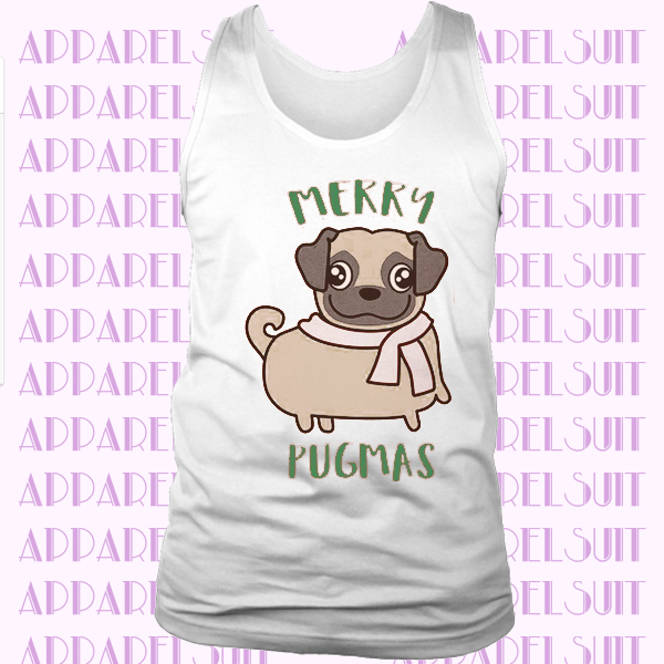 Merry Pugmas Pug Tanktop