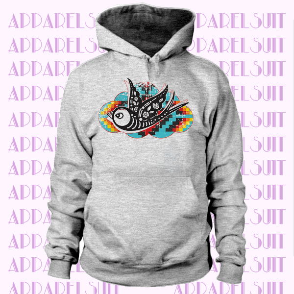 Mexican Day of the Dead bird Hoodie