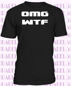 OMG WTF Rude Adult T-shirt