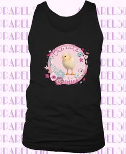One Cute Chick Chicken Easter Spring Tanktop