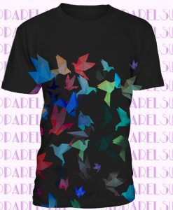 Origami Bird Colors T-shirt