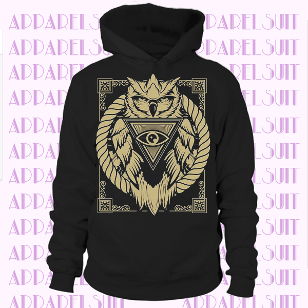 Owl Pyramid Illuminati Symbol Wise Emblam