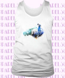 Peacock Bird Animal Design Drawing Tanktop