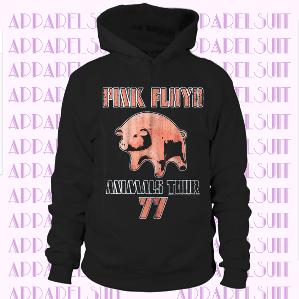 Pink Floyd Animals Album USA Tour 1977 Pig Hoodie