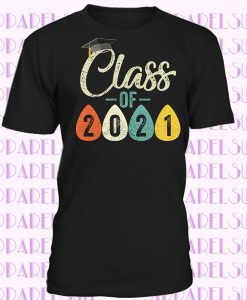 Retro Vintage Class Of 2021 Senior Graduate