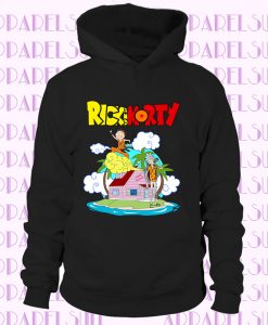 Rick And Morty Holidays Relax Dragon Ball Z Parody Hoodie