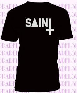 SAINT illuminati Triangle inverted Cross Religion Wasted Youth Hipstar