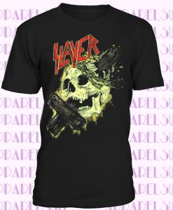 Slayer Cross Through Skull T-shirt