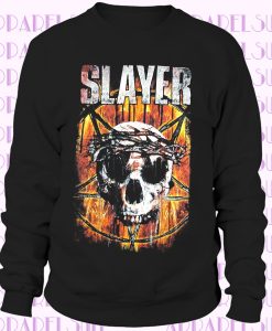 Slayer Thorny Skull Crown World Tour Sweatshirt