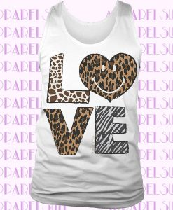 SmileyWorld Animal Print Love Tanktop