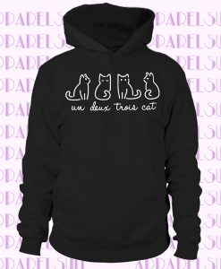 Un Deux Trois Cat Hoodie