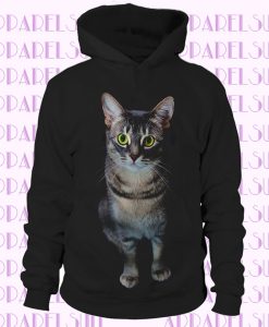 Cat Photo Cute Animal Womens Hoodie