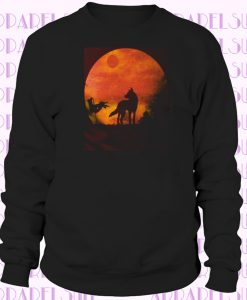 Wolf Moon Nature Animal Sweatshirt