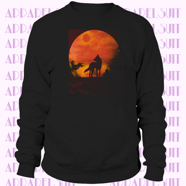 Wolf Moon Nature Animal Sweatshirt