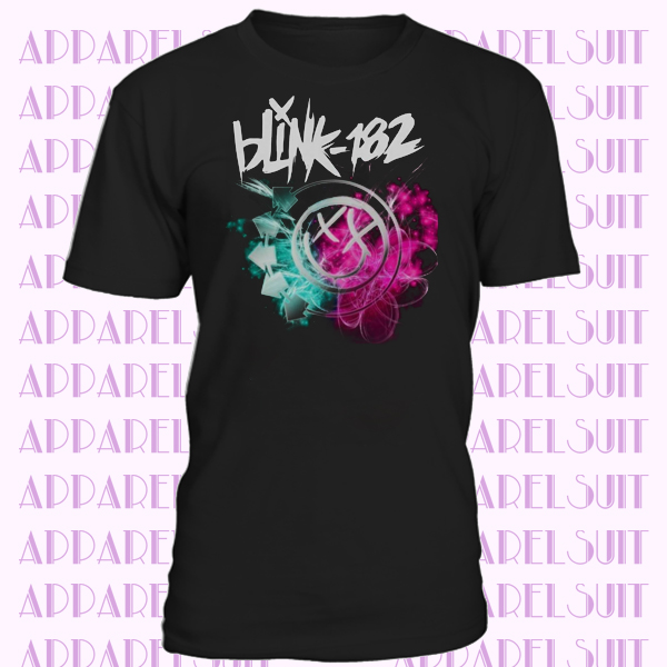 1BLINK 182 RETRO SMILEY FANCY T-shirt