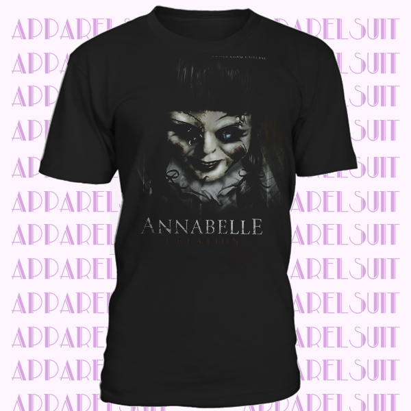 Annabelle Creation Mens Black Funny T-shirt