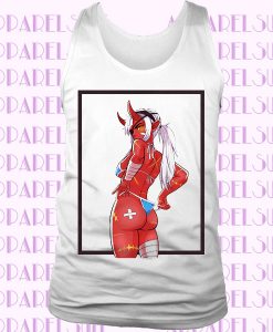 Bad Ass Devil Demon Female Pinup Pin-up Oni Tanktop